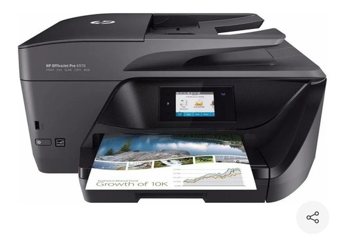 Impressora A Cor Multifuncional Hp Officejet Pro 6970 Com Wf