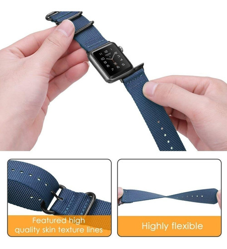 Correa De Nylon @ Apple Watch 2020 Serie 6 Se 44mm