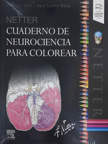 Netter Cuaderno De Neurociencia Para Colorear Envíos T/país