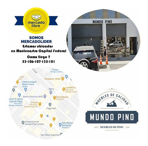 Organizador Canasto Madera X 2 Espacios Mundopino