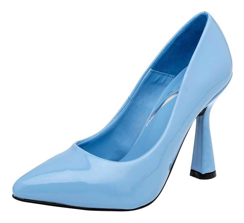 Zapatilla Cerrada Clasben Prusia Para Mujer Color Azul E6