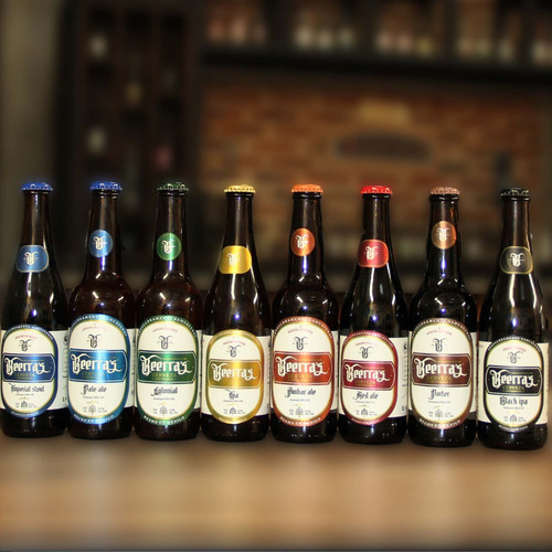 Cerveza Artesanal Estilo Colonial Beerras 8 Botellas 355ml