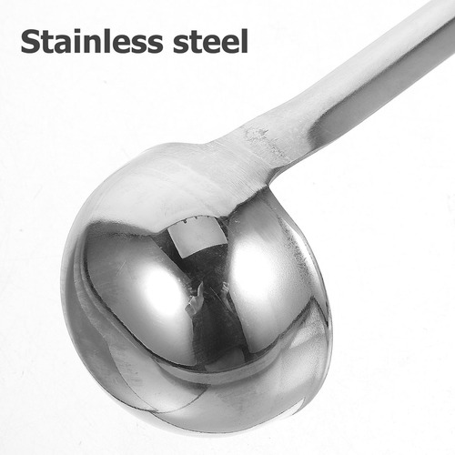 Cuchara De Acero Inoxidable, Cucharada De Metal, Mango Largo