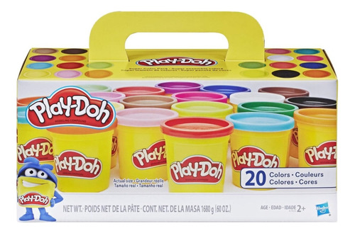 Set De 20 Super Colores De Masa Play-doh 60oz