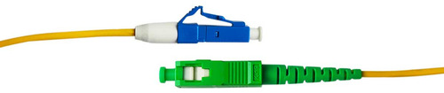 5 Pç Cordão Óptico Simplex Monomodo Sc-apc Lc-upc (9/125) 2m