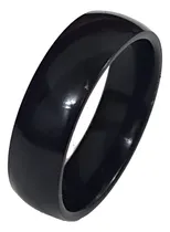 Comprar Anillos Hombre Aro Negro  Acero Inoxidable Mujer V1 Mr.bou