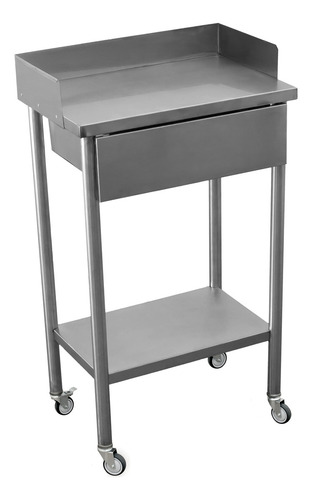 Mesa Pasteur Con Cajon 100% Acero Inoxidable