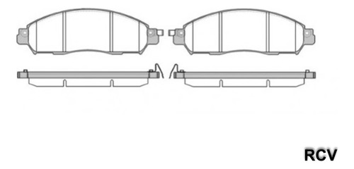 Balatas Del Para Nissan Frontier Np300 Diesel 2.5l L4 2021