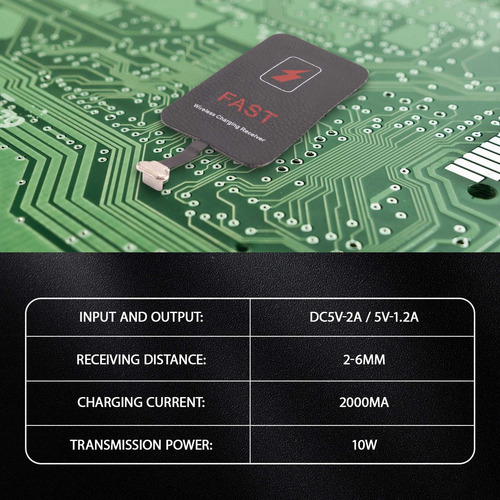 Receptor Inalámbrico De 10 W Adecuado Para Receptor De Teléf