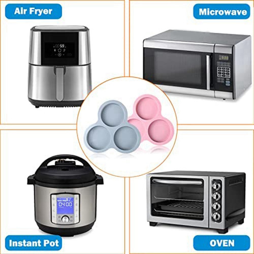 Sartén De Silicona Air Fryer Para Huevos Reutilizable, Molde