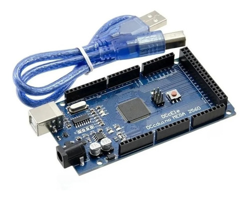 Arduino Mega 2560 R3 Con Cable Usb Ch340 Compatible Pack X2