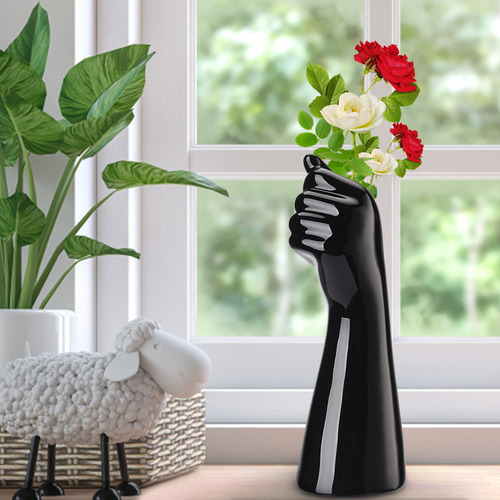 Vaso De Flores, Cerâmica Moderna, Decorativo, Formato Ondula