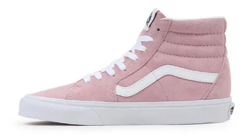 Bota Vans Sk8 hi De Gamuza Color Rosa blanco V Cuotas sin inter s