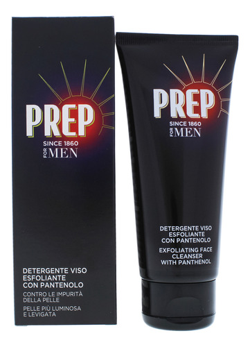 Limpiador Facial Exfoliante Prep Panthenol Para Hombre 100 M