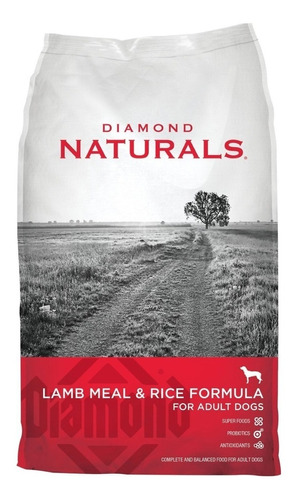 Alimento Diamond Naturals Adult Dog Perro Acordero/arroz 9k
