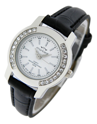 Reloj Montreal Mujer Ml420 Strass Envío Gratis T. Oficial