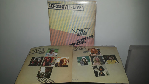 Lp Duplo Aerosmith Live! Bootleg 1978 Capa Gatefold Cbs (Usado)