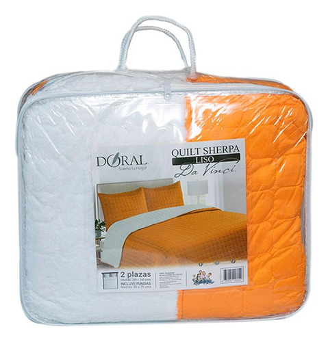 Quilt Cubrecama 2 Plazas Sherpa Da Vinci Térmico