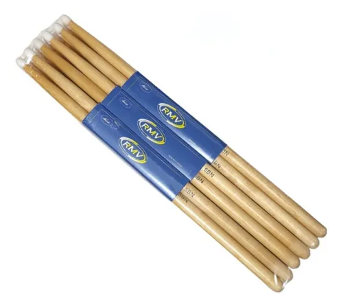 comprar 12 Pares De Baquetas Para Bateria Rmv 5b Punta Nylon