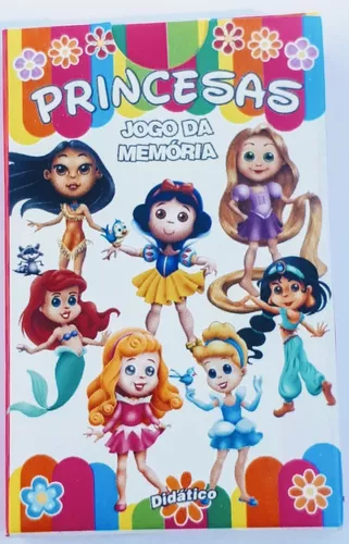 Jogo de memória Princesas da Disney 48 peças - Importados Lili