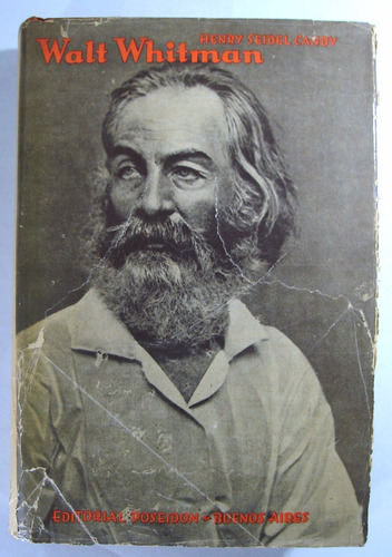 Seidel. Walt Whitman. Un Americano. 1946. Literatura