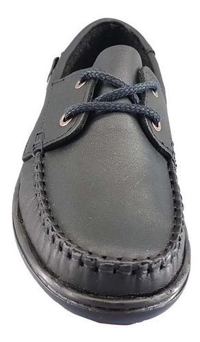 Imagen 2 de 2 de Zapato Cuero Acordonado Bufalo Colegial Scarpino 531 Hombre
