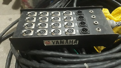 Pacher De Audio Yamaha 16 Canales Más 4 Envíos X 30 Mts 