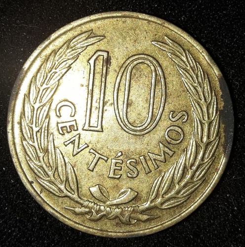 Moeda 10 Centesimos Ano 1960 Uruguai