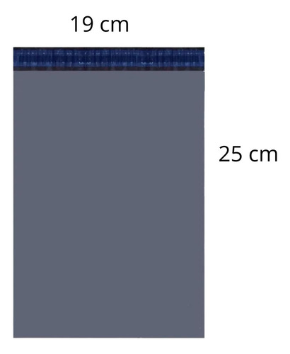 Envelope De Segurança Reciclado 19x25 Cinza 250 Un
