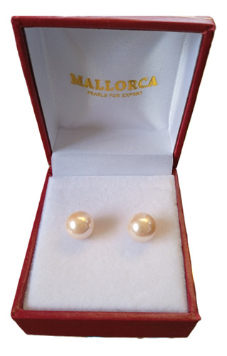 Aros Perlas De Mallorca 8mm