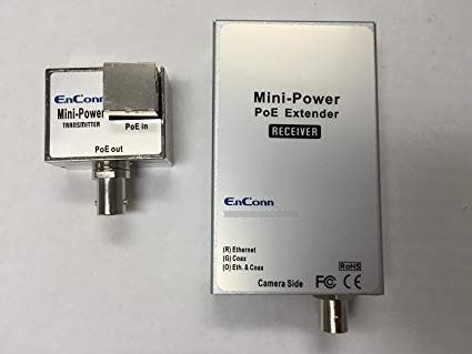 Poe Ethernet Extender Set Over Cable Coaxial (eoc) Para Segu