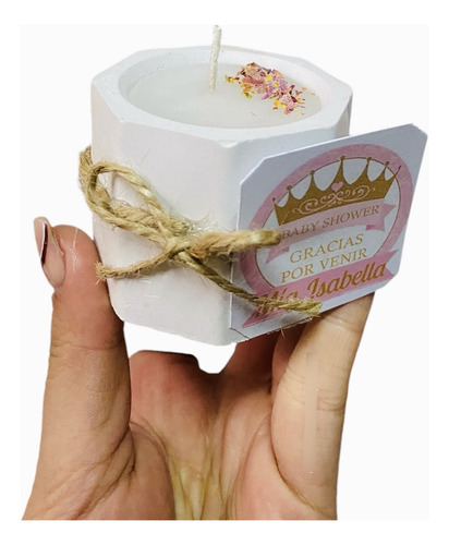 Recuerdo Para Bautizo 30pz Velas Aromaticas