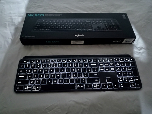 Teclado Logitech Mx Keys Master Series Iluminado Original Preto