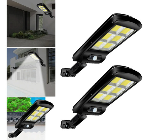 Aehoy 2x Luz De Calle Solar Al Aire Libre 450w Led Foco