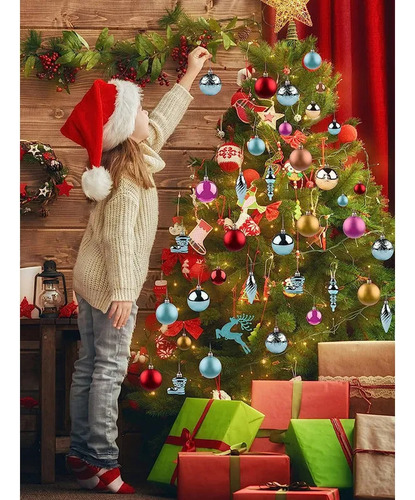 Bolas De Navidad, Bolas Colgantes Irrompibles En Forma De