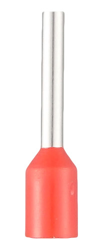 Puntera Tubular 1mm Rojo 10mm  (x 100u) Zoloda