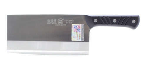 Faca Oriental Cutelo Grande Multiuso Inox 32x10cm