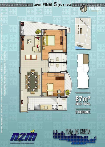 Apartamento Com 3 Dormitórios À Venda, 116 M² Por R$ 754.000,00 - Canto Do Forte - Praia Grande/sp - Ap2013