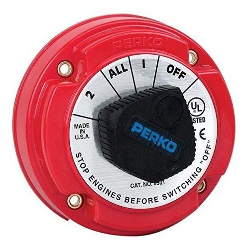 Amrp-8501dp Perko 250 Amp Interruptor Seleccion Bateria