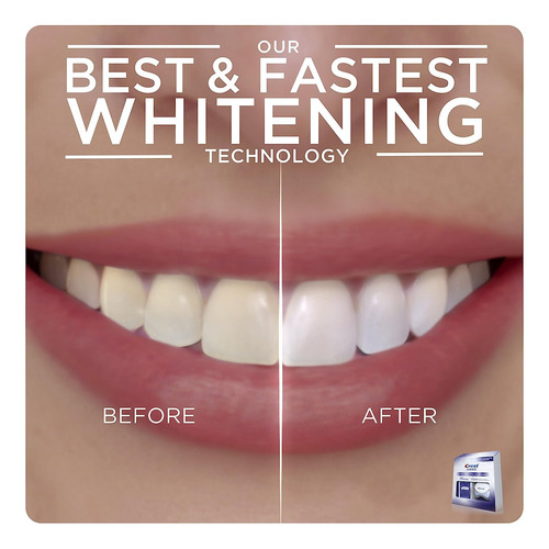 Kit De Tiras Blanqueadoras De Dientes Crest 3d Whitestrips C