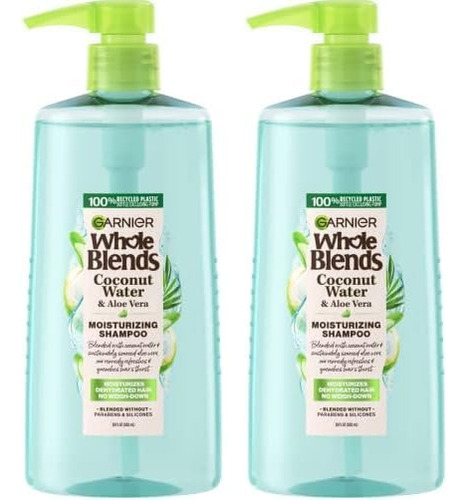 Shampoo De Água De Coco Refrescante Garnier Whole Blends E 1