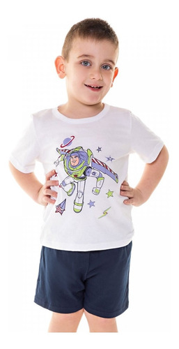 Pijama Infantil Remera Y Short Toy Story Disney Cocot 20517