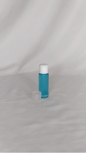 Envase Cilíndrico Transparente De 30ml Con Tapa Flip Top.