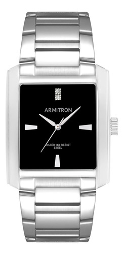 Armitron Reloj De Pulsera Con Detalles De Cristal Genuino P.