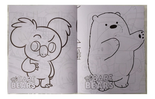Osos Escandalosos Bears Paq 10 Libros Colorear Iluminar Bare