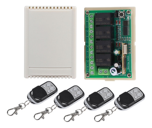 Receptor De Relé Multifunción De 4 Vías Con Control Remoto I