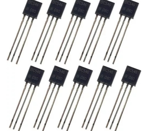 Transistor Bc546 Npn Para Projetos - 10 Peças