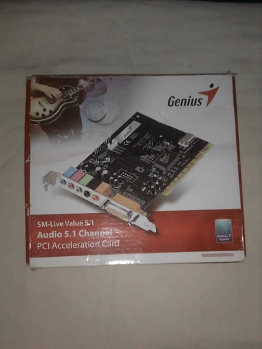 Imagen 3 de 6 de Tarjeta De Sonido Genius Modelo Sm-live Value 5.1