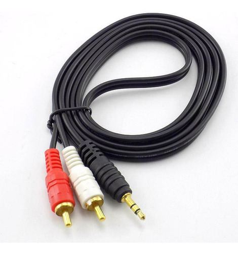 Imagen 1 de 10 de Cable De Audio Jack Spica 3.5mm A Rca 1.5 Metros Calidad