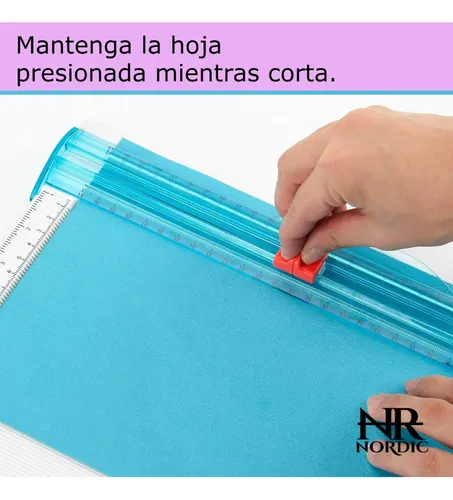Cortadora De Papel - Cizalla 2 En 1 Plegadora De Papel